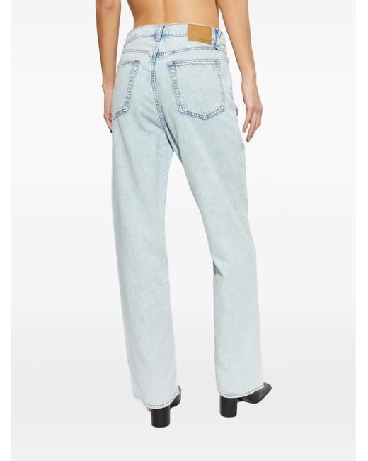 Vaqueros Con Parche Del Logo Rag & Bone de color Blue