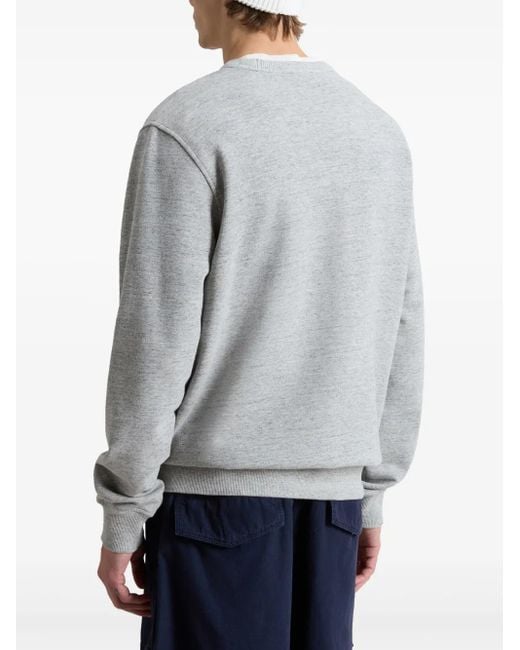 Woolrich Gray Crewneck Sweatshirt for men