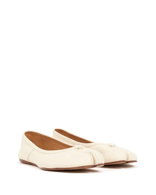 Maison Margiela Natural Tabi Ballet Flats
