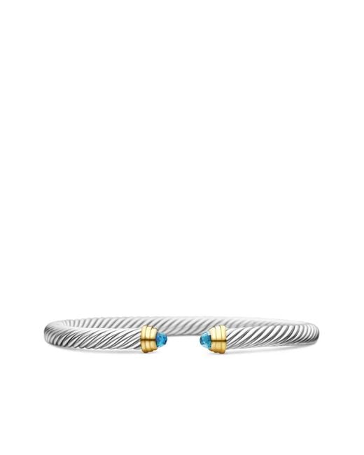 David Yurman Multicolor 14Kt And Sterling Classic Cable Bracelet (5Mm)