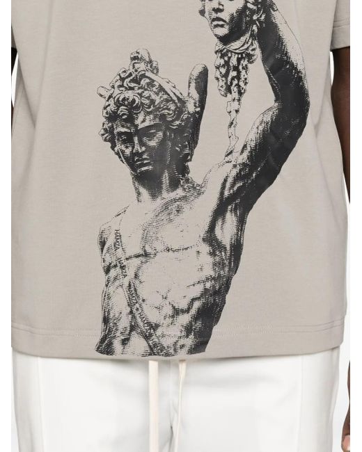 メンズ Hamza Perseus グラフィック Tシャツ Gray
