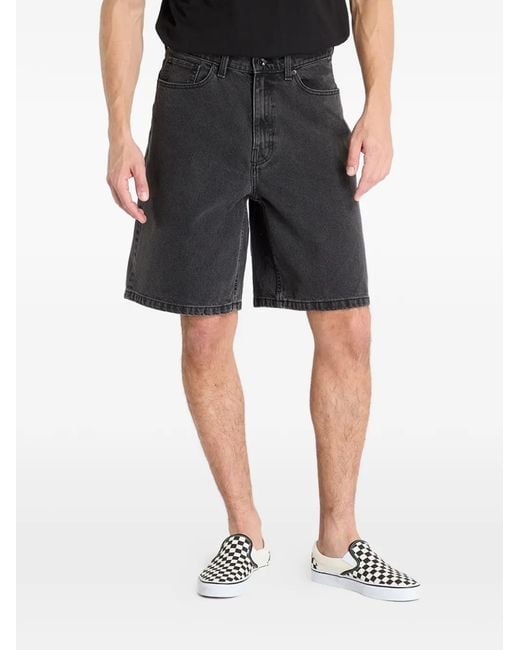 Vans Black Short En Jean Check-5 for men
