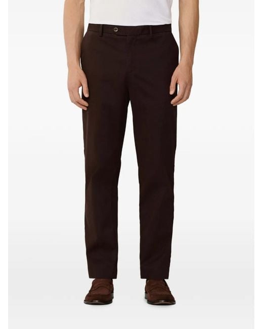 Hackett Black Sanderson Textured Chino Trousers for men