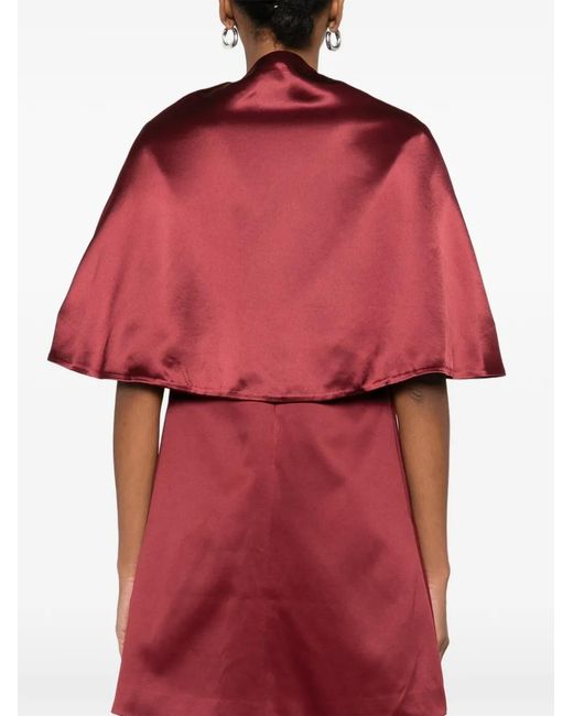 By Malene Birger Red Étole Pinlos À Fronces