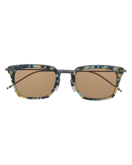 Thom Browne Blue Tb916 Wayfarer Sunglasses