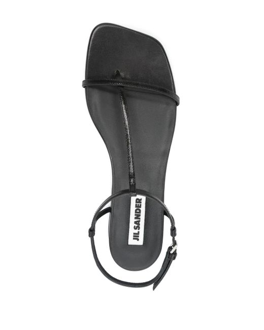 Jil Sander Black Sandals