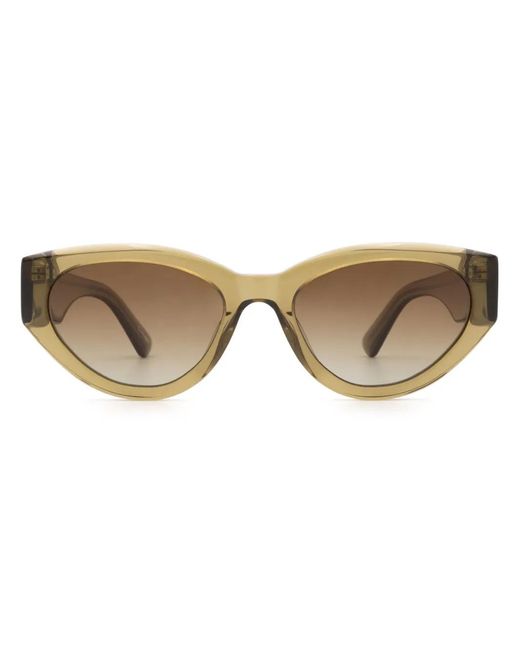 Chimi Brown Cat-Eye Frame Sunglasses