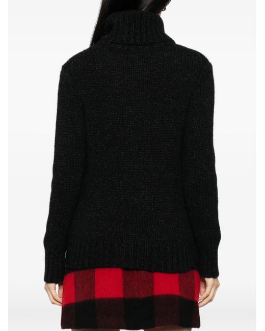 N.Peal Cashmere Hazel プルオーバー Black