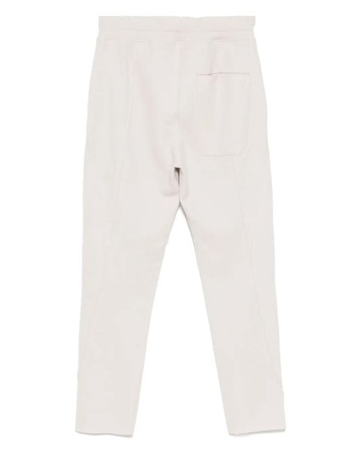 Transit White Drawstring Trousers for men