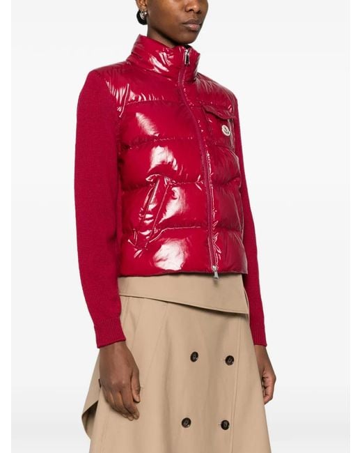 Moncler Red Pocket-Zip Jacket