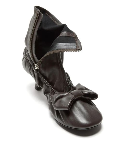 Acne Black Leather Boots
