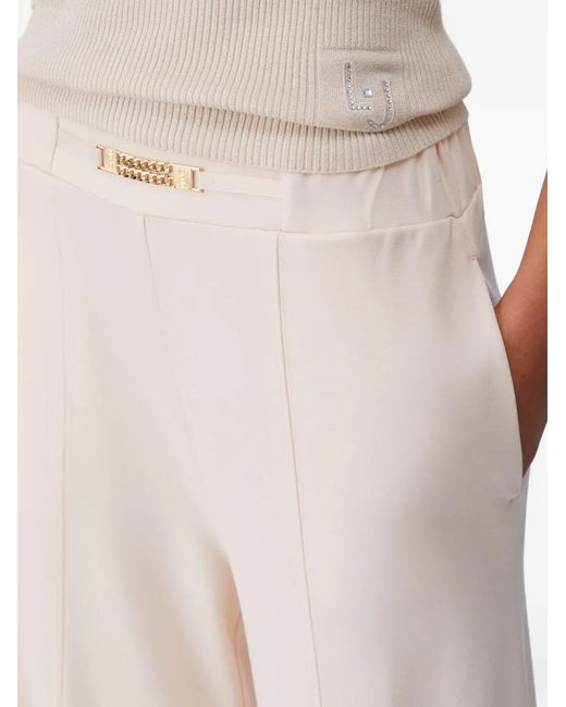 Liu Jo Pink Wide-Leg Trousers