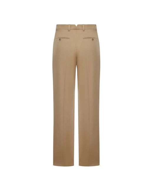 AMI Natural Pleated Trousers for men