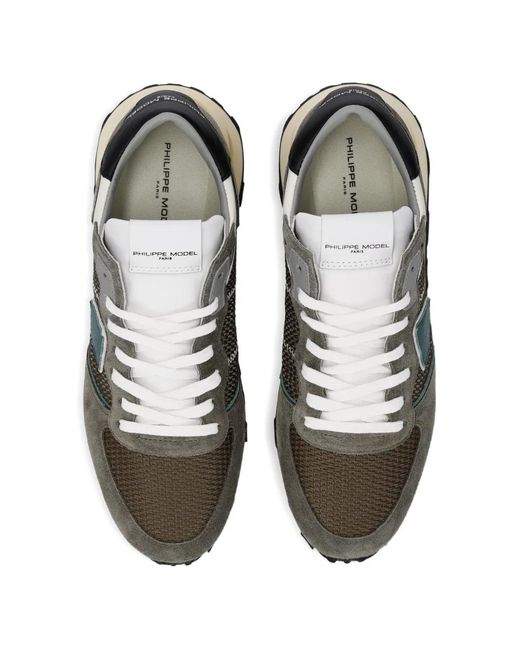 Baskets Tropez Haute À Patch Triangle Philippe Model pour homme en coloris Green