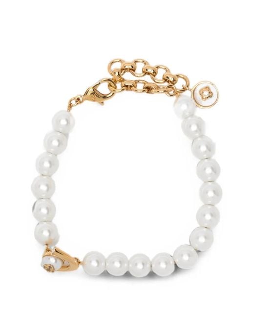 Casablanca Multicolor Lotus Pearl-Embellished Bracelet