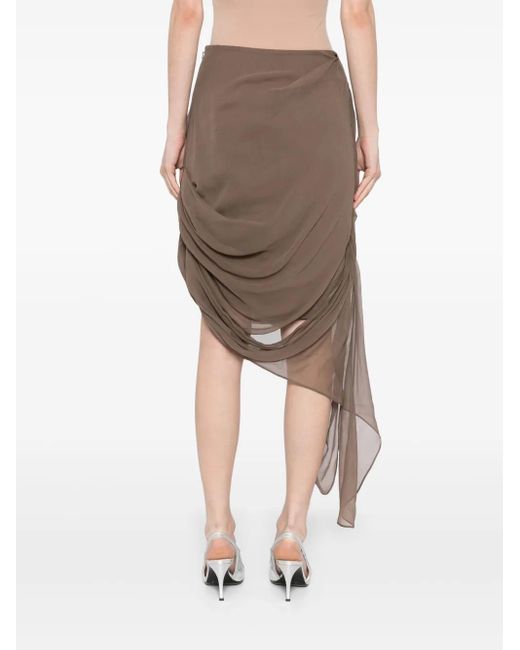 JNBY Brown Asymmetrischer Rock