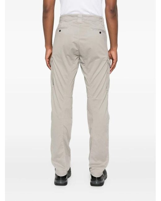 C P Company Natural Lens-Detail Cargo Pants for men