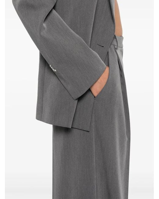 Patrizia Pepe Essential Broek in het Gray