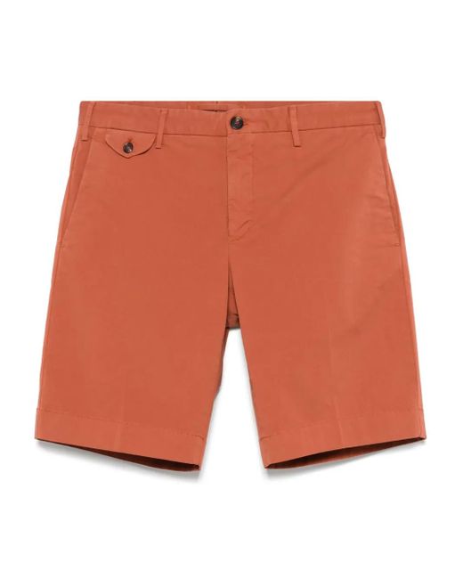 メンズ Incotex Royal Batavia ショートパンツ Orange