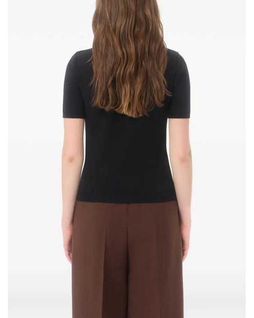 Valentino Garavani Black Knit Top