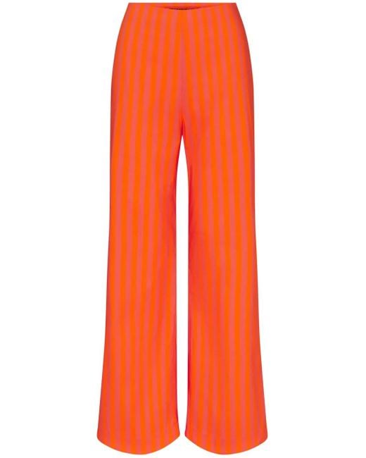 Simon Miller Orange Pantalon Pia En Popeline