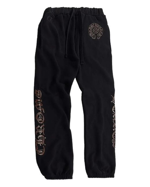 Chrome Hearts Blue Chrome-Hearts-Logo Track Pants for men