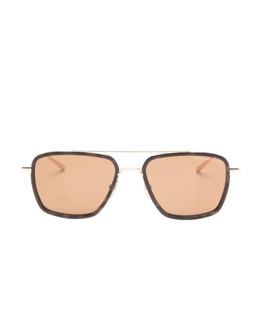 Dita Eyewear Pink Artoa.57X Square-Frame Sunglasses