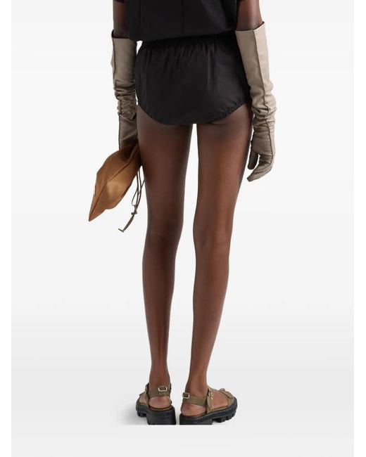 Prada Black Poplin Shorts