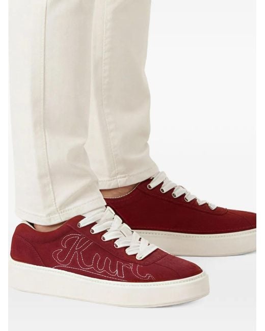 Kurt Geiger Albion Retro Embroidered-Logo Sneakers for men