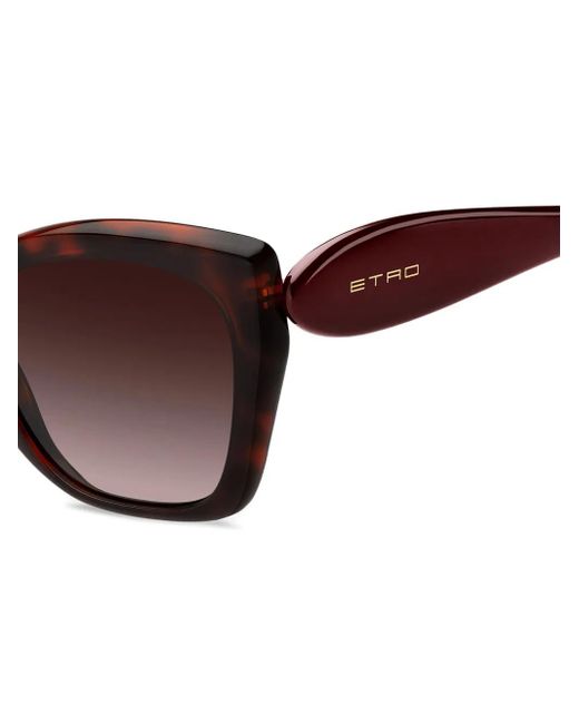 Etro Brown Paisley Sunglasses