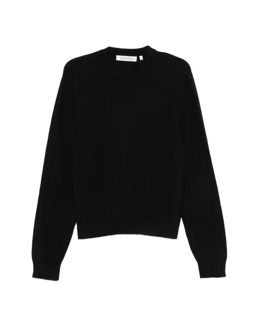 sunflower Black Ribbed-Knit Crew-Neck Sweater for men