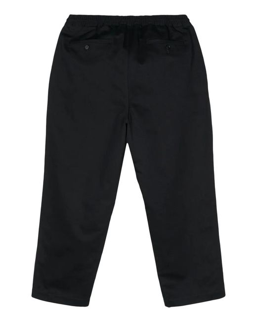 Comme des Garçons Black Drawstring Cropped Trousers for men