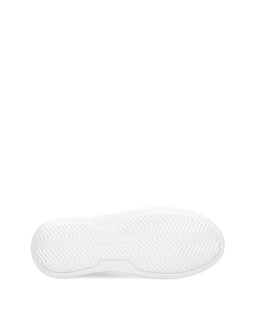 Philippe Model White Temple Round-Toe Sneakers