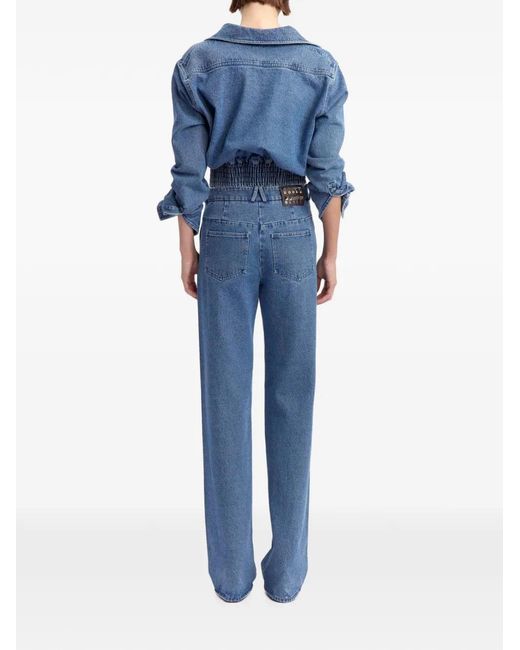 16Arlington Blue Jolie Belted Denim Jacket