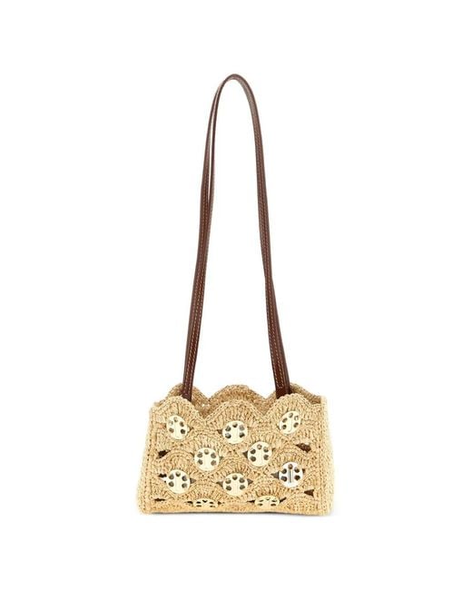 Rabanne Natural Sac Porté Épaule 1969 À Design Matelassé