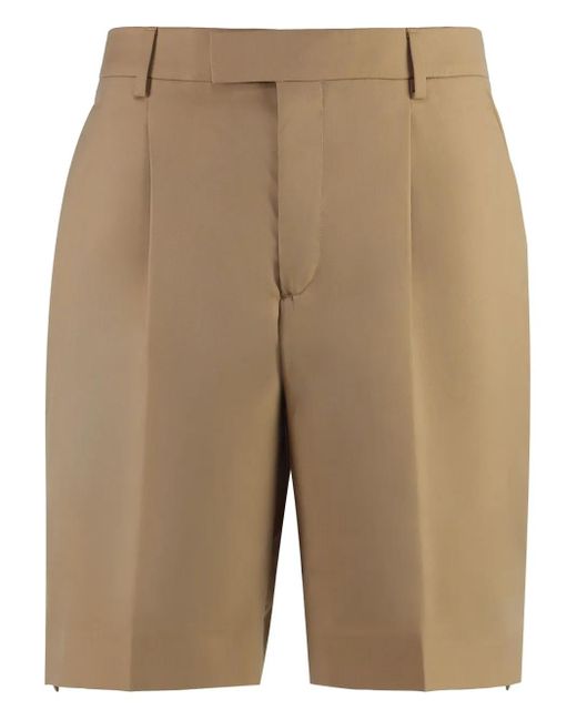 Vetements Natural Virgin Wool Bermuda Shorts for men
