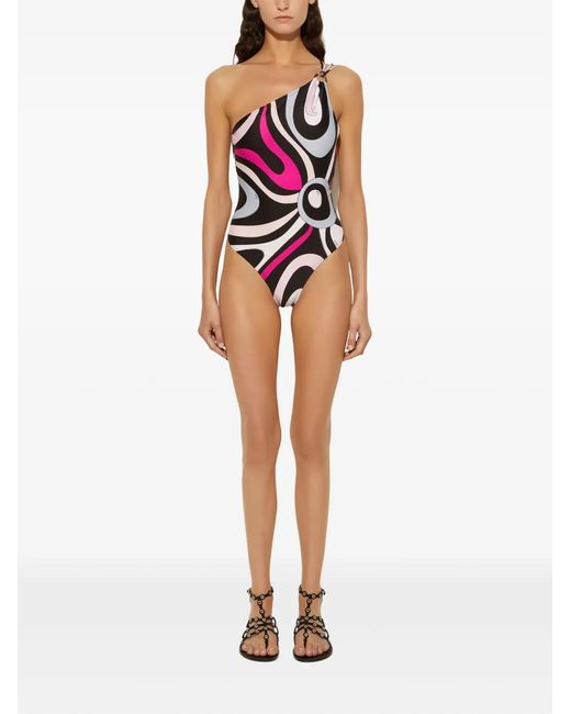 Emilio Pucci Multicolor Marmo Swimsuit