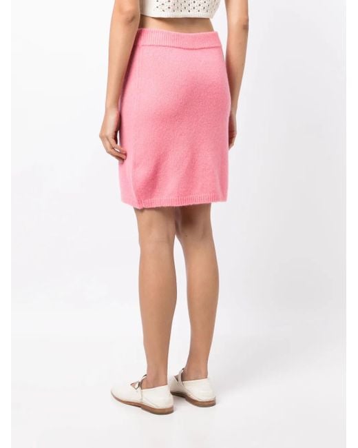Cashmere In Love Ula ファインニット ミニスカート Pink