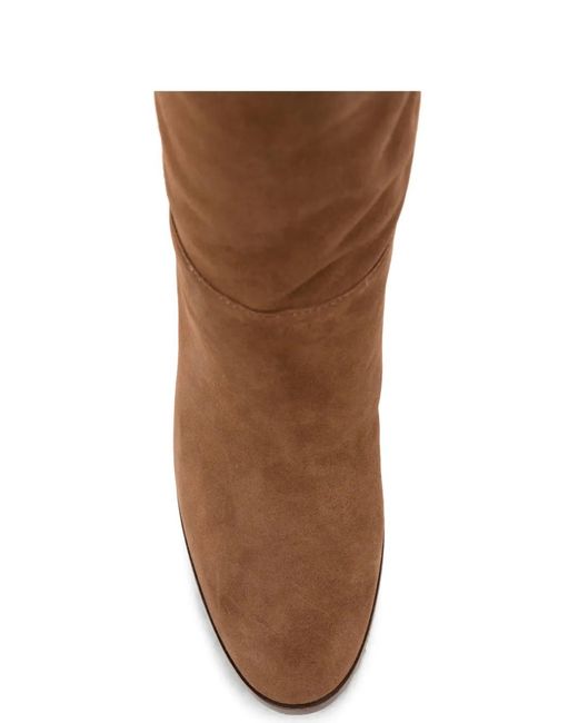 Ralph Lauren Brown Bottines Artizan En Daim