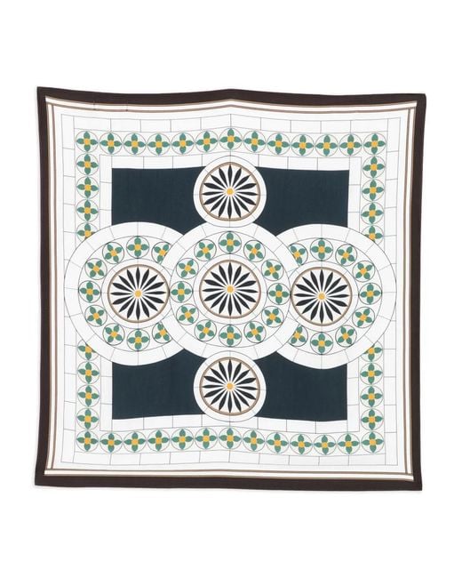 Marc O' Polo Metallic Geometric-Pattern Scarf