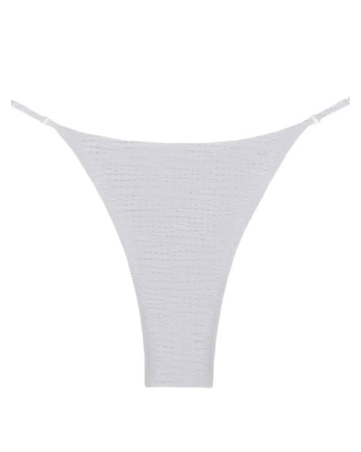 Tropic of C White Luna Bikini Bottoms