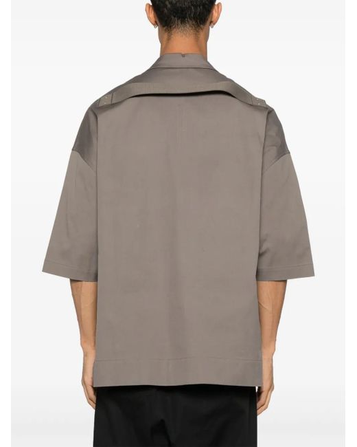 メンズ Rick Owens Tommy シャツ Gray