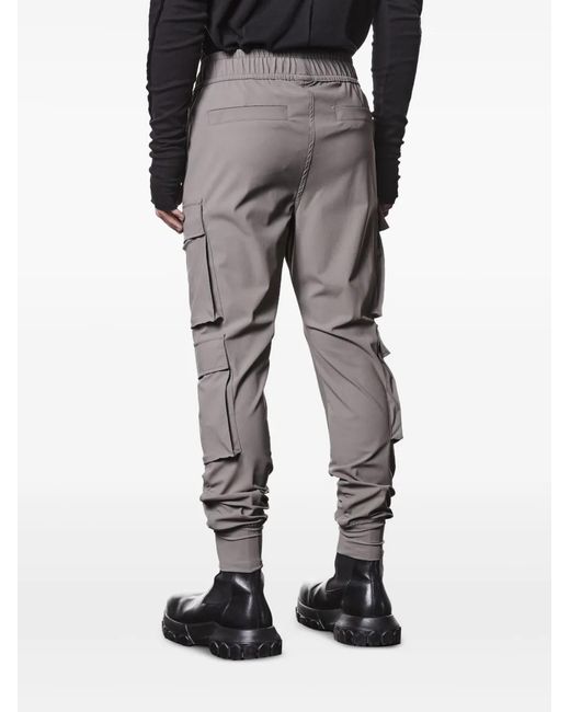 Thom Krom Gray Drawstring Cargo Pants for men
