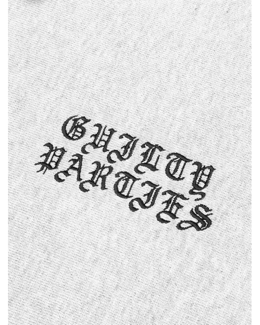 Wacko Maria Gray Cotton Hoodie for men
