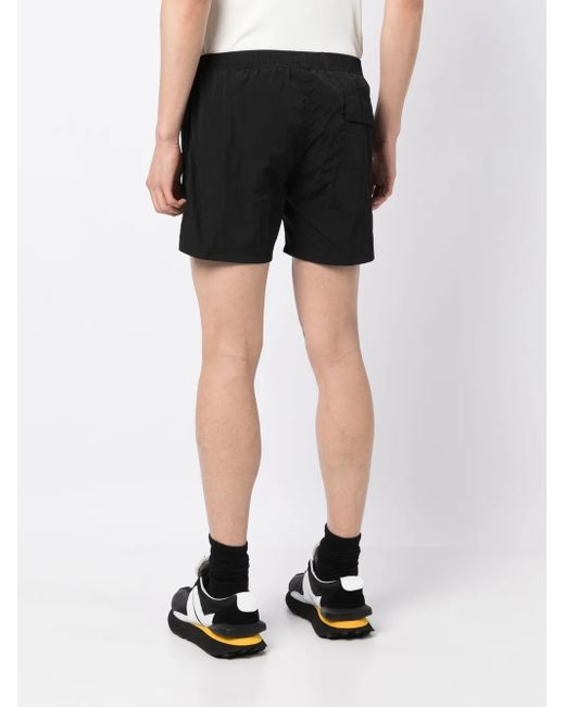 Short De Bain À Logo Imprimé FAMILY FIRST pour homme en coloris Black