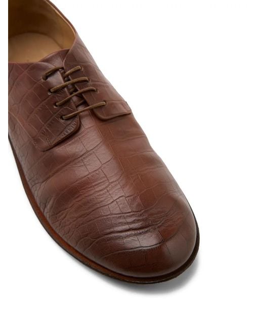 Derbies Stucco Texturées Marsèll pour homme en coloris Brown