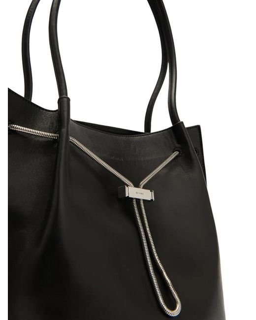By Far Black Kayla Leather Shoulder Bag