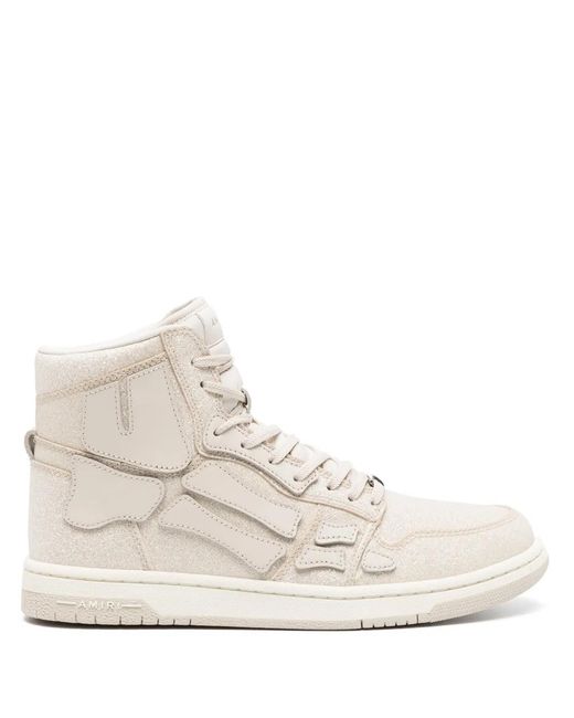 Amiri Natural Crystal Skel Top Hi-top Sneakers for men