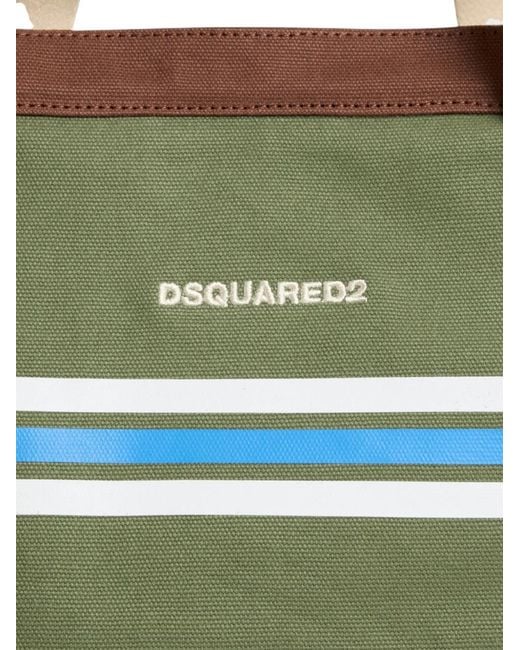 DSquared² Green D2 College Tote Bag