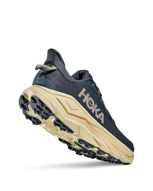 Hoka One One Blue Challenger Logo Sneakers for men